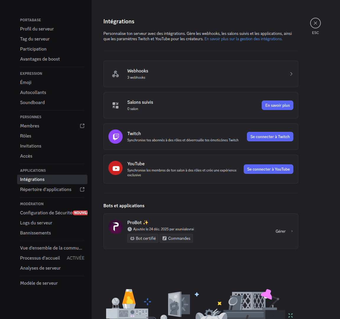 Discord configuration